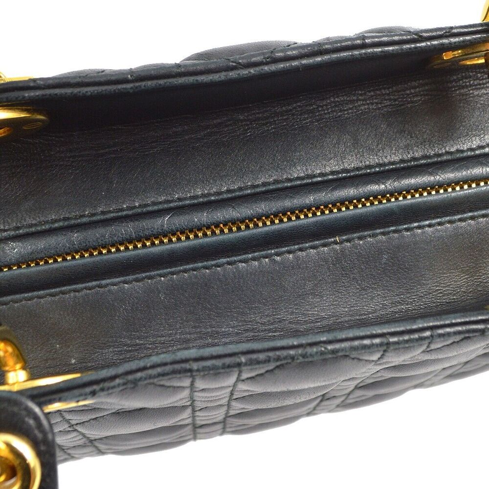 Christian Dior Black Lambskin Lady #126961D18B - Picture 5 of 10